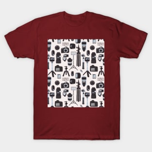 Photography pattern light T-Shirt